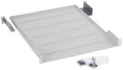 TRITON Raft fix perforat Triton 19" 1U/550 capacitate incarcare 40kg, gri (RAC-UP-550-A1) - generaltech