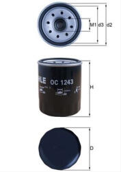 MAHLE Filtru ulei MAHLE OC1243 (OC1243)