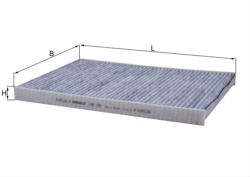 MAHLE Filtru habitaclu cu carbon activ MAHLE LAK159 (LAK159)