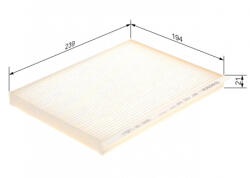 Bosch Filtru habitaclu BOSCH 1987435097 (1987435097)