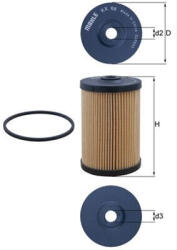 MAHLE Filtru combustibil MAHLE KX68D (KX68D)