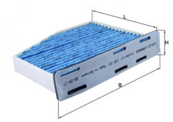 MAHLE Filtru habitaclu cu polifenol MAHLE LAO181 (LAO181)