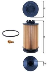 MAHLE Filtru ulei MAHLE OX1175D (OX1175D)