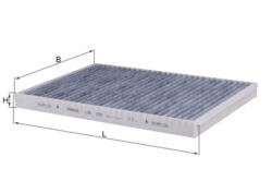 MAHLE Filtru habitaclu KNECHT cu carbon activ LAK594 (LAK594)