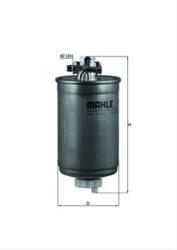 MAHLE Filtru combustibil MAHLE KL180 (KL180)
