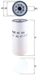MAHLE Filtru ulei MAHLE OC121 (OC121)