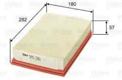 Valeo Filtru aer VALEO 585286 (585286) - turbochic