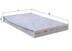 MAHLE Filtru habitaclu cu carbon activ MAHLE LAK1517 (LAK1517)