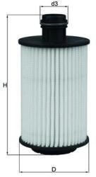 MAHLE Filtru ulei MAHLE OX1012D (OX1012D)