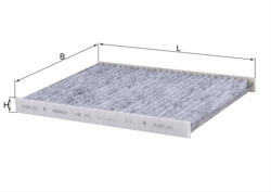 MAHLE Filtru habitaclu cu carbon activ MAHLE LAK241 (LAK241)