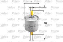Valeo Filtru combustibil VALEO 587007 (587007) - turbochic