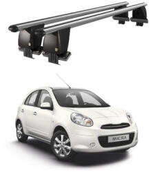  Bare transversale aluminiu pentru Nissan Micra K13 2010-2017, plafon neted (190526-3)