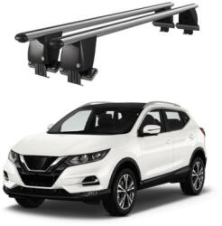  Bare transversale aluminiu Nissan Qashqai J11 2017-2021 pentru plafon neted (190526-9)