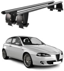  Bare transversale aluminiu pentru Alfa Romeo 147 2000-2010, plafon neted (160526-14)