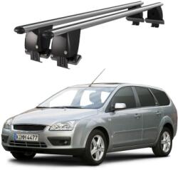  Bare transversale aluminiu pentru Ford Focus II Combi 2004-2011, plafon neted (160526-61)