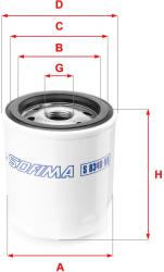 SOFIMA filtru combustibil SOFIMA S 8340 NR (S 8340 NR) - automobilus