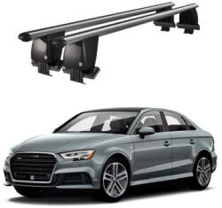  Bare transversale portbagaj Audi A3 8V 2013+ aluminiu pentru plafon neted (130626-2)