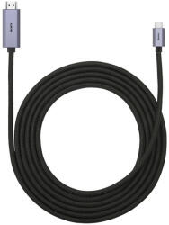 Baseus Cablu adaptor Baseus High Definition Series USB tip C - HDMI 2.0 4K 60Hz 3m negru (WKGQ010201)