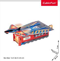 CubicFun - Puzzle 3D lansator de avioane 53 piese (CUDS1115h) - carlatoys