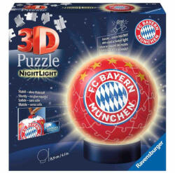 Ravensburger Puzzle 3D Luminos Fc Bayern, 72 Piese (RVS3D12177) - carlatoys