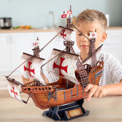 CubicFun - Puzzle 3D Nava Santa Maria 204 Piese (CUT4038h)