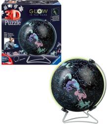 Ravensburger - Puzzle 3D glob lumineaza in intuneric 180 piese (RVS3D11544)