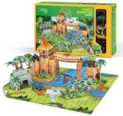 CubicFun - National Geographic Set de joaca 3D aventura in jungla 65 piese (CUDS1077h) - carlatoys