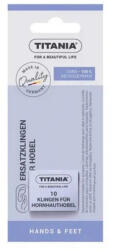 TITANIA Rezerve lame din otel inoxidabil pentru cutit calusuri Titania 10 buc (XTE204015)