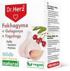 Dr. Herz Vital Capsule vegane cu extract de usturoi, paducel si vasc Dr Herz 60 buc (XTE202935)