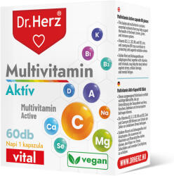 Dr. Herz Vital Capsule vegane Multivitamin Activ Dr Herz 60 buc (XTE204002)