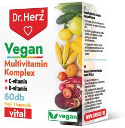 Dr. Herz Vital Capsule vegane multivitamine + vitamina C + vitamina D Dr Herz 60 buc (XTE202023)
