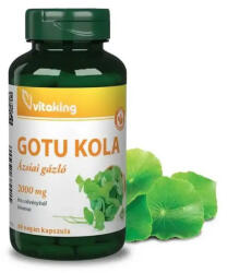 Vitaking Capsule vegane Gotu Kola 2000 mg Vitaking 60 buc (XTE203647)