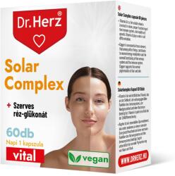 Dr. Herz Vital Capsule Solar Complex cu beta caroten si gluconat de cupru legat organic Dr Herz 60 buc (XTE202656)