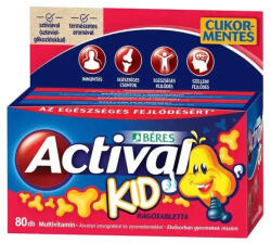 BÉRES Tablete masticabile Beres Actival Kid 80 buc (XTE203724)