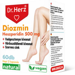 Dr. Herz Vital Capsule Diosmina + Hesperidina 500 mg Dr Herz 60 buc (XTE201974)