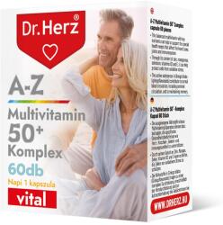 Dr. Herz Vital Capsule Multivitamine A-Z 50+ Dr Herz 60 buc (XTE201953)
