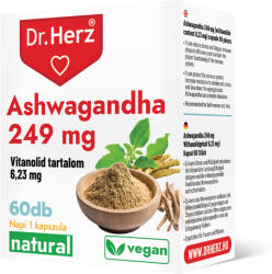 Dr. Herz Vital Capsule vegane Ashwagandha 249 mg Dr Herz 60 buc (XTE201799)