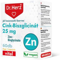 Dr. Herz Vital Capsule vegane bisglicinat de zinc 25 mg Dr Herz 60 buc (XTE202436)