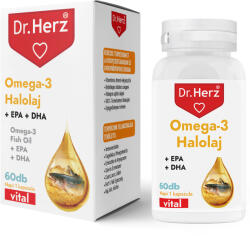 Dr. Herz Vital Capsule gelatinoase moi cu Omega 3 ulei de peste 1000 mg Dr Herz 60 buc (XTE200901)
