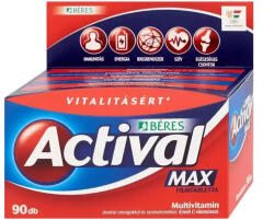 BÉRES Tablete filmate multivitamine Beres Actival Max 90 buc (XTE203658)