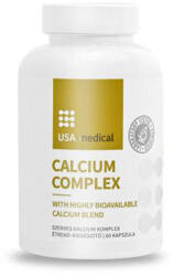USA medical Capsule cu complex de calciu, vitamina D si K2 USA Medical 60 buc (XTE203965)