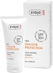 Ziaja Crema de protectie solara antirid pentru ten uscat si matur ff50+ Ziaja Med 50 ml (XTE203419)