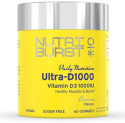 Nutriburst Jeleuri vitamina D3 1000 U Nutriburst cu aroma de lamaie 60 buc (XTE203100)