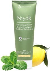 Niyok Pasta de dinti vegana din ulei de cocos cu menta si lamaie Niyok 75 ml (XTE203086)