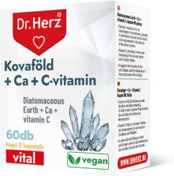 Dr. Herz Vital Capsule cu pamant de diatomee, calciu si vitamina C Dr Herz 60 buc (XTE202840)