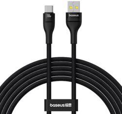 Baseus Cablu USB-A la USB-C Baseus Flash 2, 5A, 100W, 2m, Negru (BAS6932172657529)