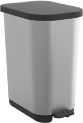 Rotho Ribo Silver - szemetes pedállal - 35l