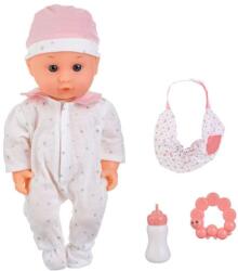 Jumbo Păpușă bebeluș Jumbo cu accesorii și marsupiu pentru plimbare, 30 cm (1242682) Papusa
