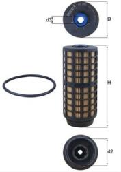 MAHLE Filtru combustibil MAHLE KX399D (KX399D)