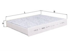 MAHLE Filtru habitaclu KNECHT cu carbon activ LAK472 (LAK472)